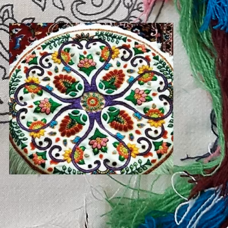 رومیزی زیبا از پته