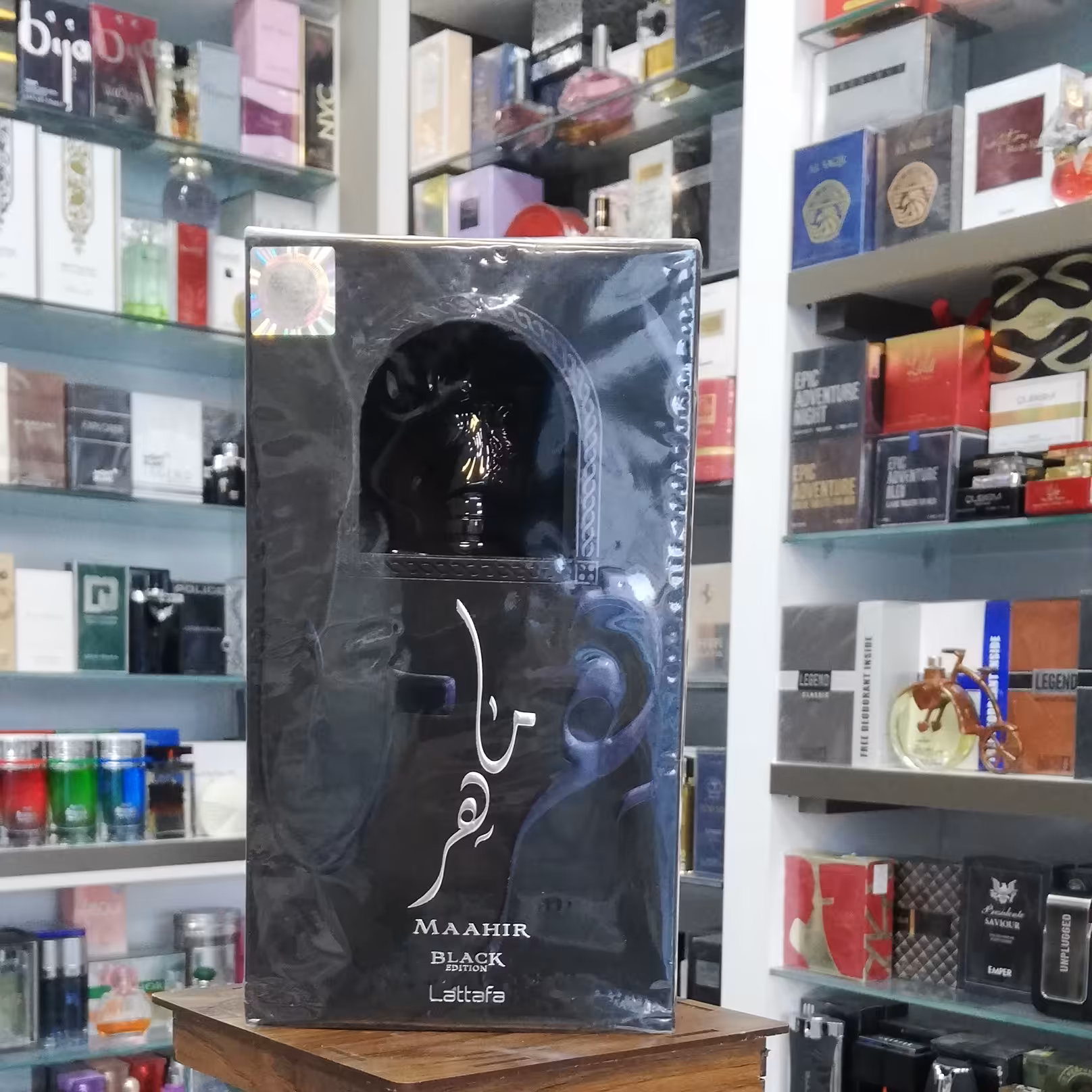 ادکلن لطافه مدل ماهر مردانه  بلک MAAHIR BLACK EDITION