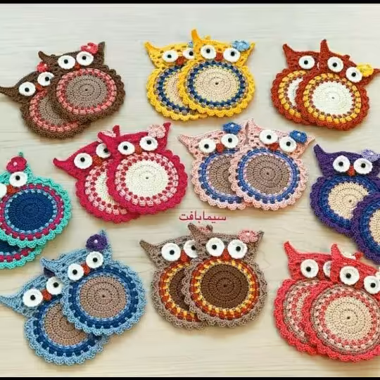 زیر لیوانی جغدی