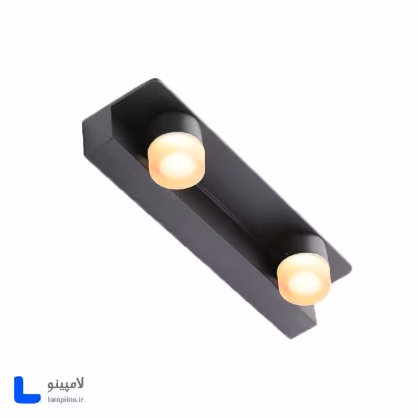 چراغ دیواری بالا آینه و بالا تابلو روشا مشکی 32 cm مدل A20-2