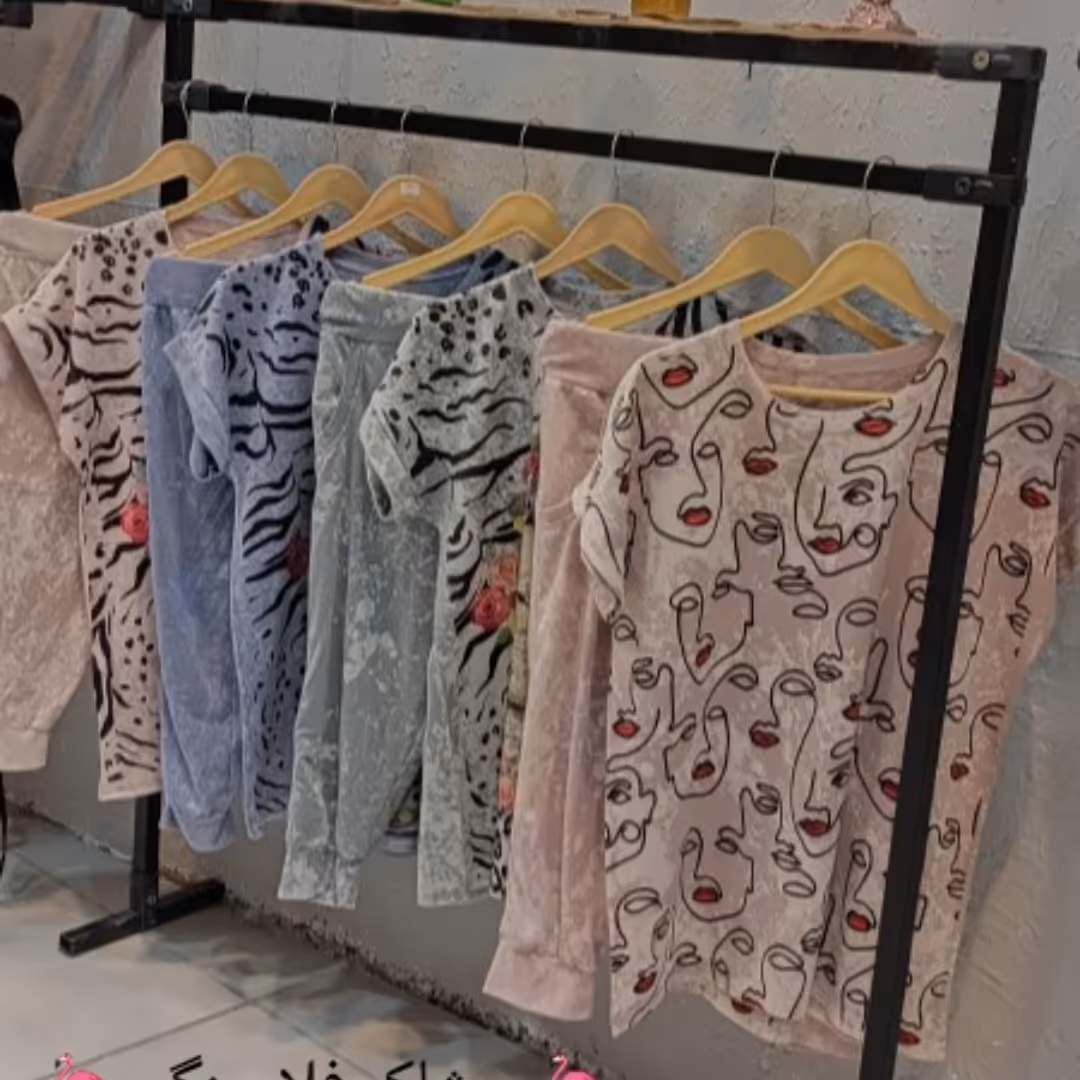 تیشرت شلوارک سنگ شور شده 