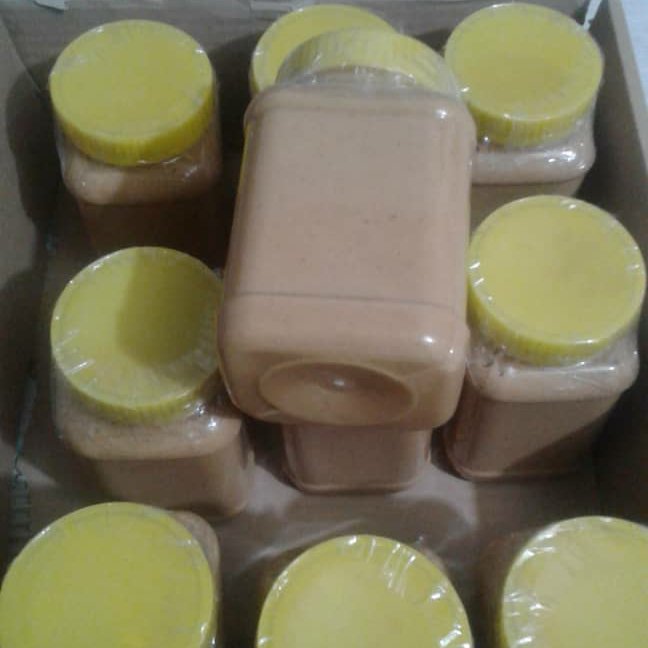 کره بادام زمینی 400 گرمی خالص و طبیعی