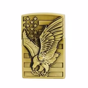 فندک طرح زیپو  فندک فانتزی عقاب  فندک کادویی