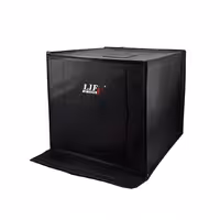 خیمه نور دو رنگ 70×70 سانتی متر ال ای دی دار لایف آو فوتو Life of Photo LED-770