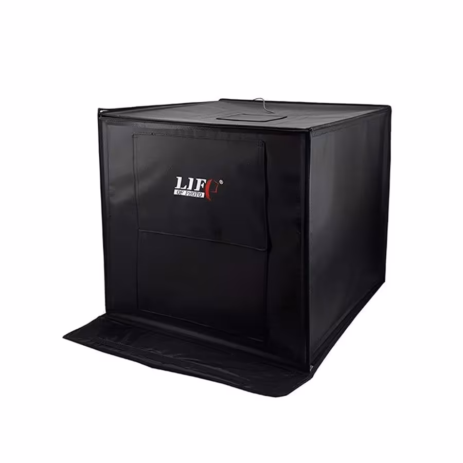 خیمه نور دو رنگ 70×70 سانتی متر ال ای دی دار لایف آو فوتو Life of Photo LED-770