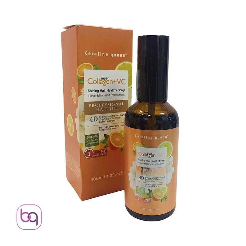 روغن مو کلاژن و ویتامین C کراتین کویین keratine queen - بانه گالری