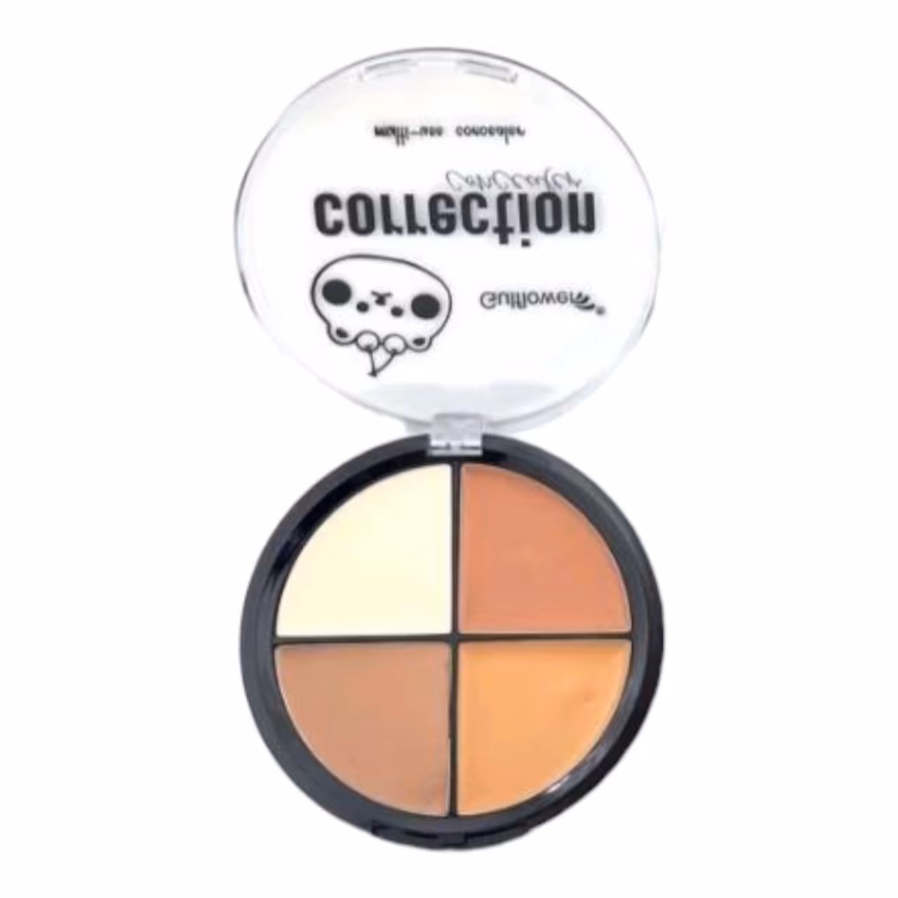 پالت کانسیلروکانتور چهار رنگ خرسی گول فلاور کد 01