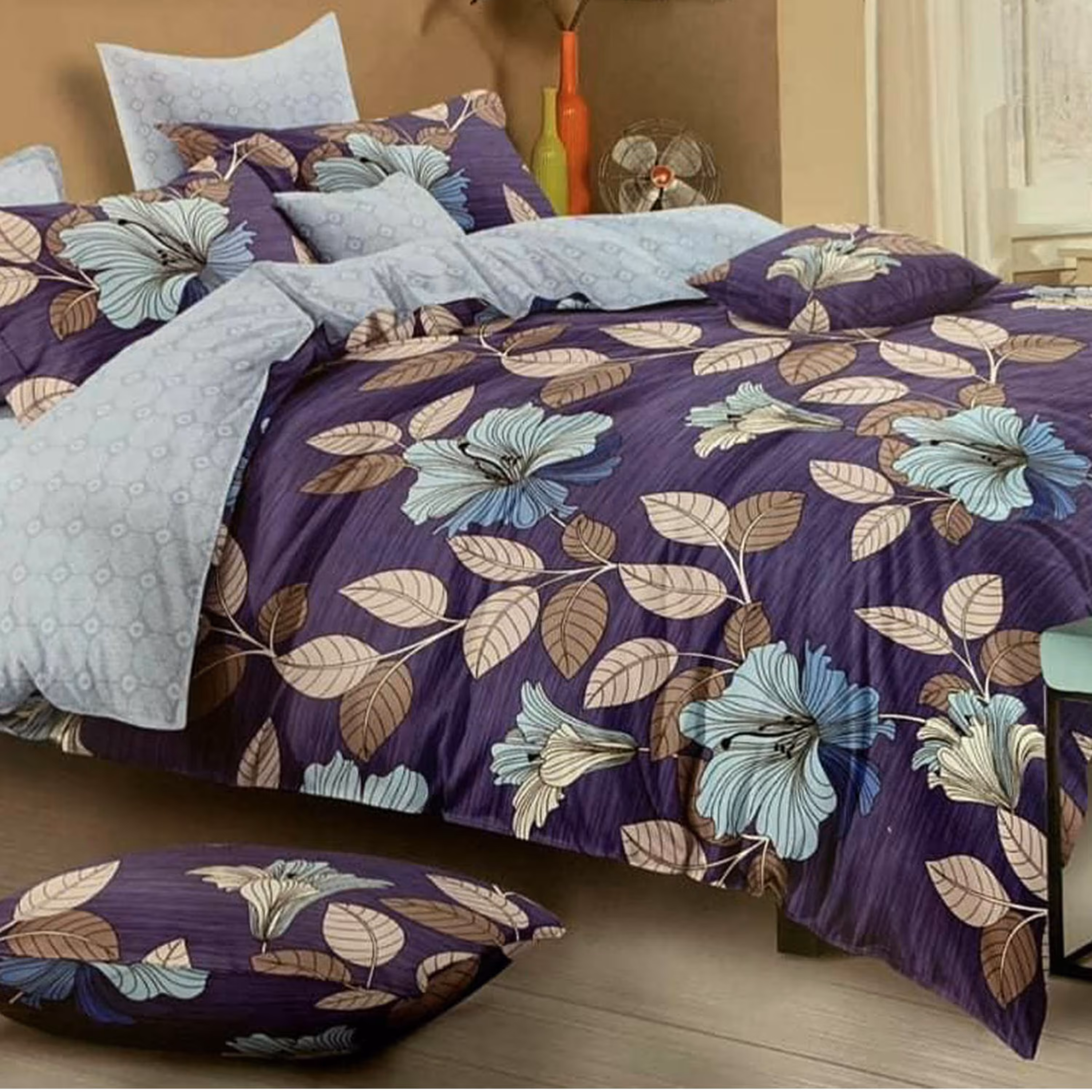 سرویس خواب سندس مدل نازلی کد F63 دونفره 4 تکه