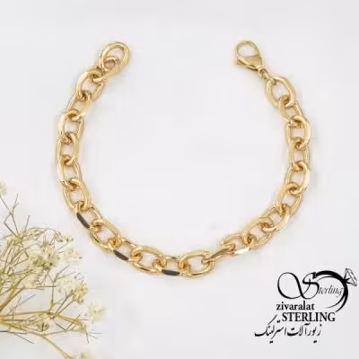 دستبند طرح طلا مارک ژوپینگ کد 17688