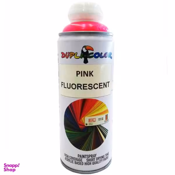 اسپری رنگ فلورسنت دوپلی کالر (Dupli Color) مدل PINK حجم 400 میلی لیتر