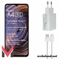 قیمت شارژر اصلی شیائومی ردمی Redmi A4 5G - موبولند