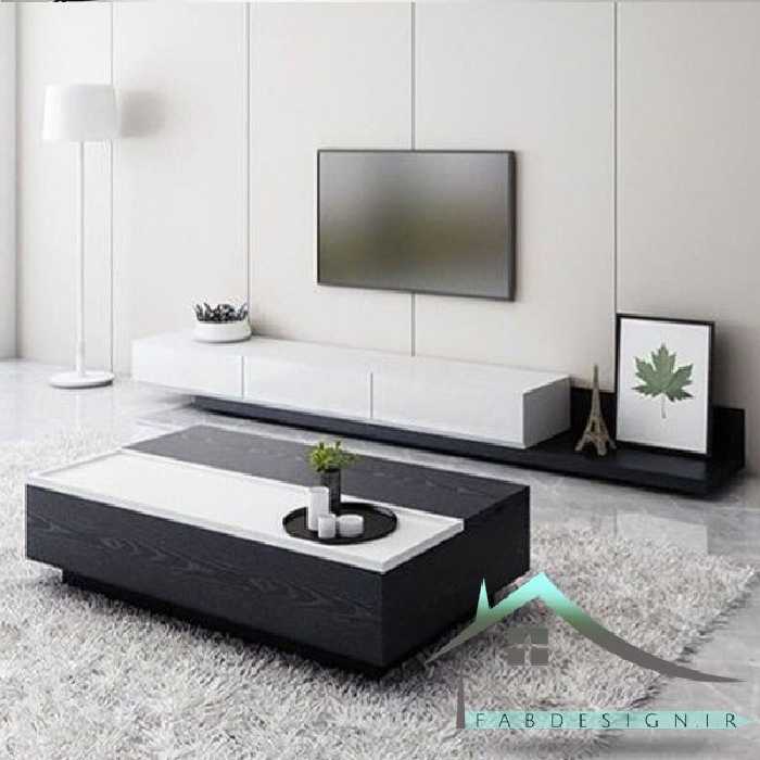 ست میز تلویزیون و جلومبلی fabset-151