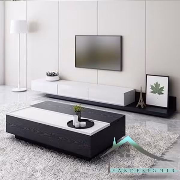 ست میز تلویزیون و جلومبلی fabset-151