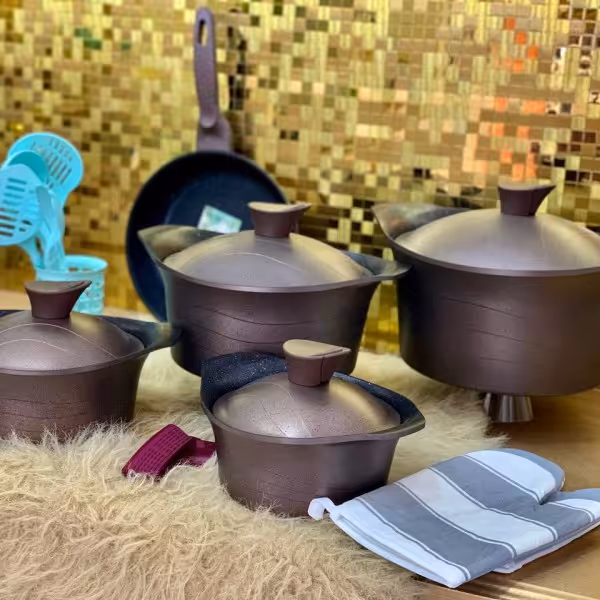 سرویس قابلمه 19 پارچه گرانیتی(AKDENIZ)