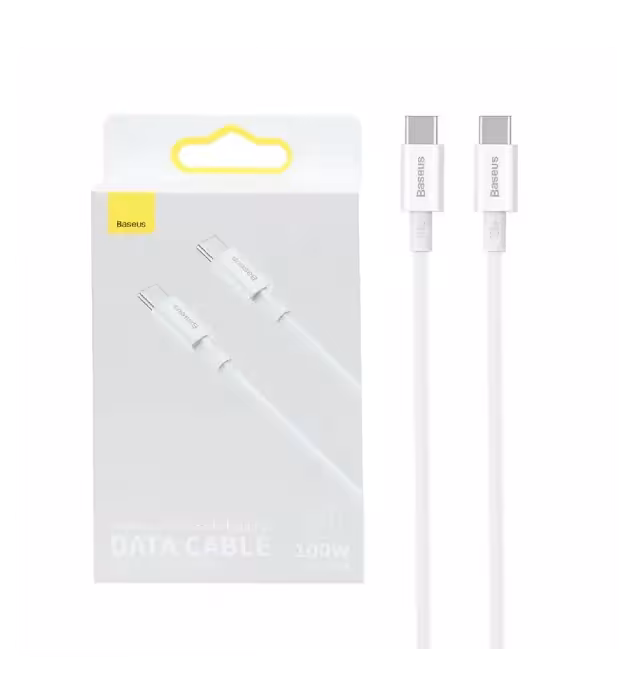 کابل شارژ فست بیسوس Type-C to Type-C مدل CATYS-B02