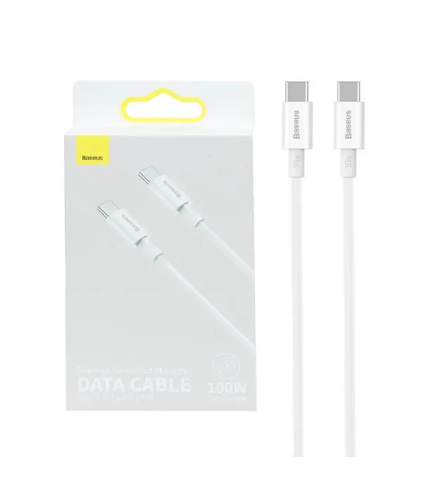 کابل شارژ فست بیسوس Type-C to Type-C مدل CATYS-B02