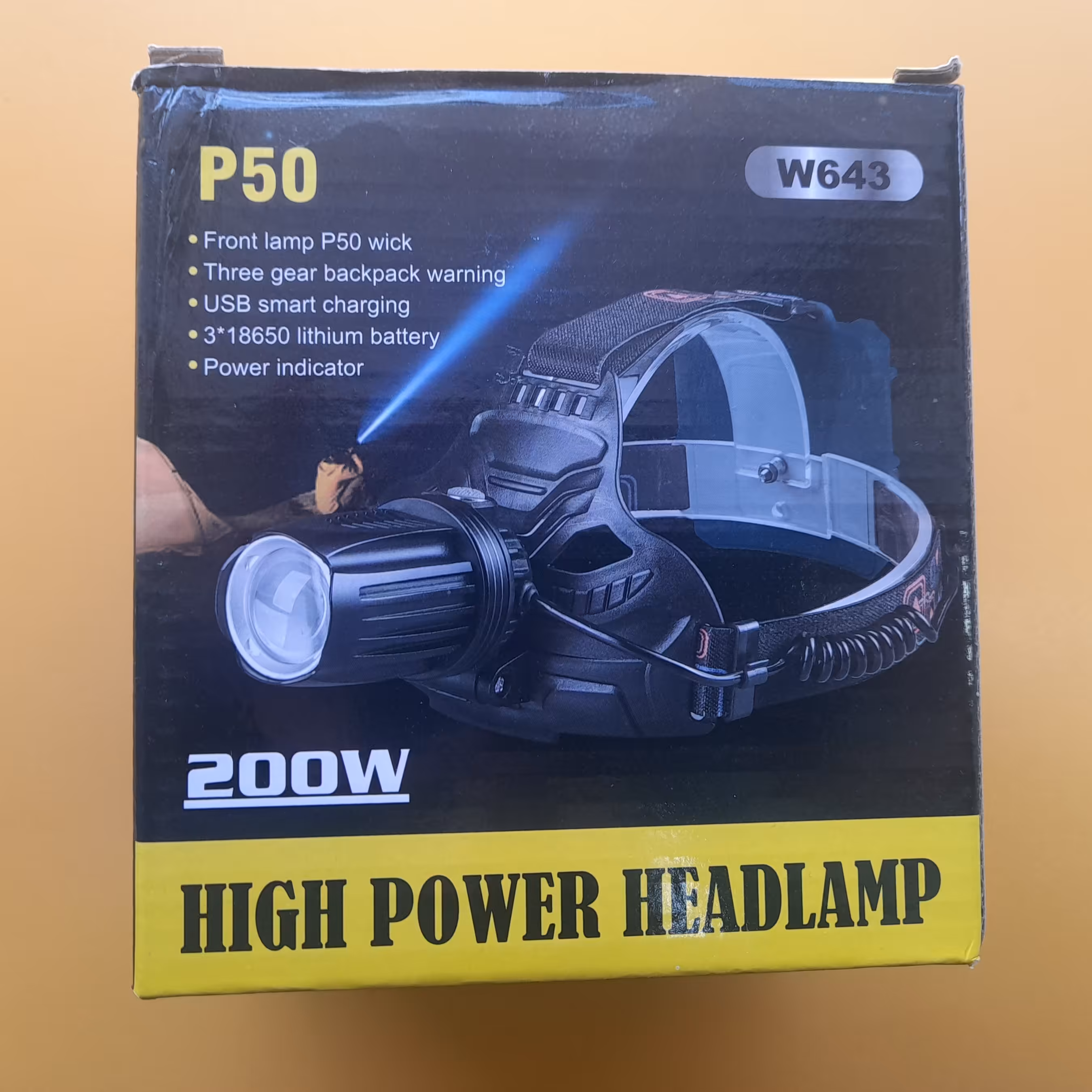 چراغ قوه اسمال سان 200 وات P50 