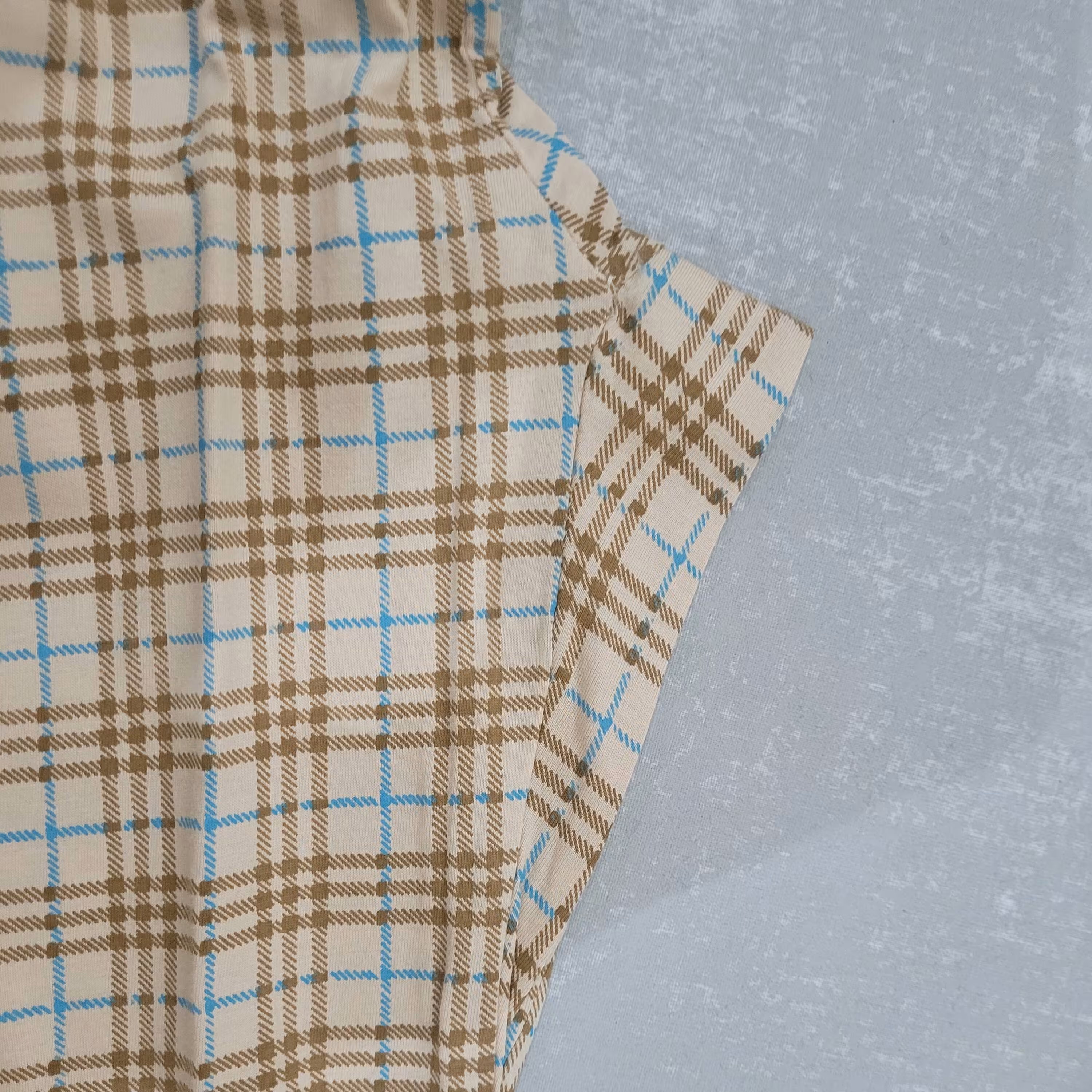 شلوار زنانه جنس نخ پنبه طرح چارخونه  سایز یک و سایز دو  رنگ 