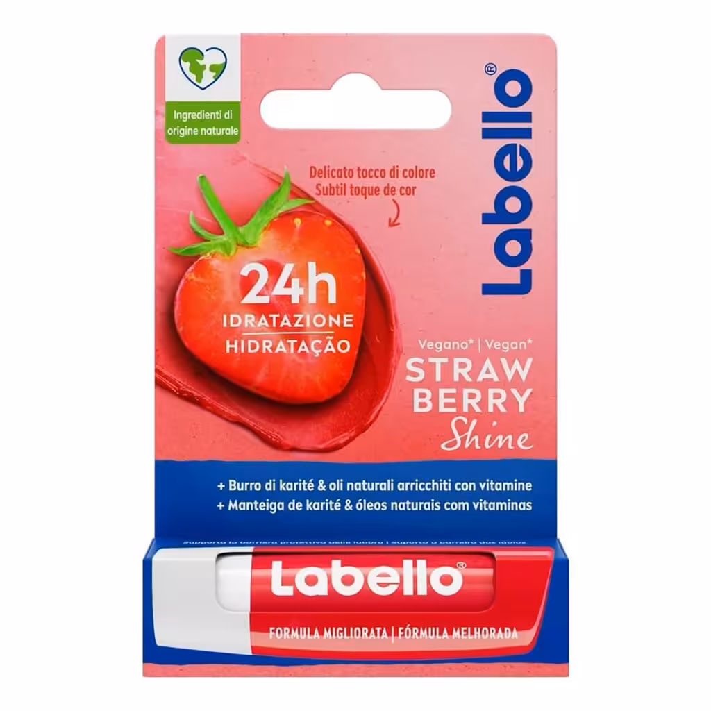بالم لب لبلو توت فرنگی | Labello Strawberry Shine