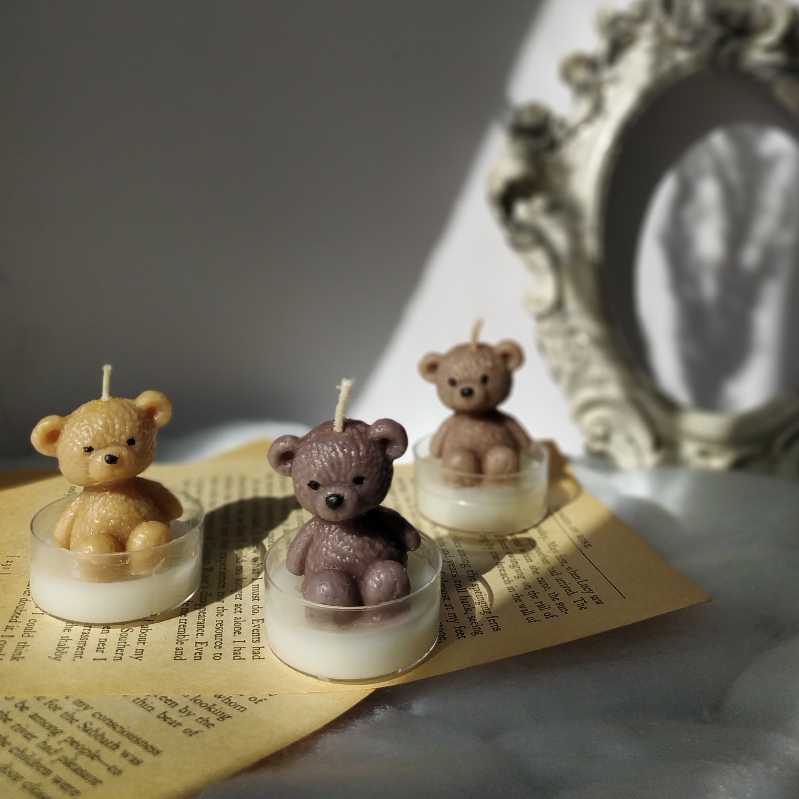 شمع تدی وارمری و بدون وارمر