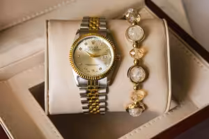 ساعت رولکس زنانه بهمراه دستبند