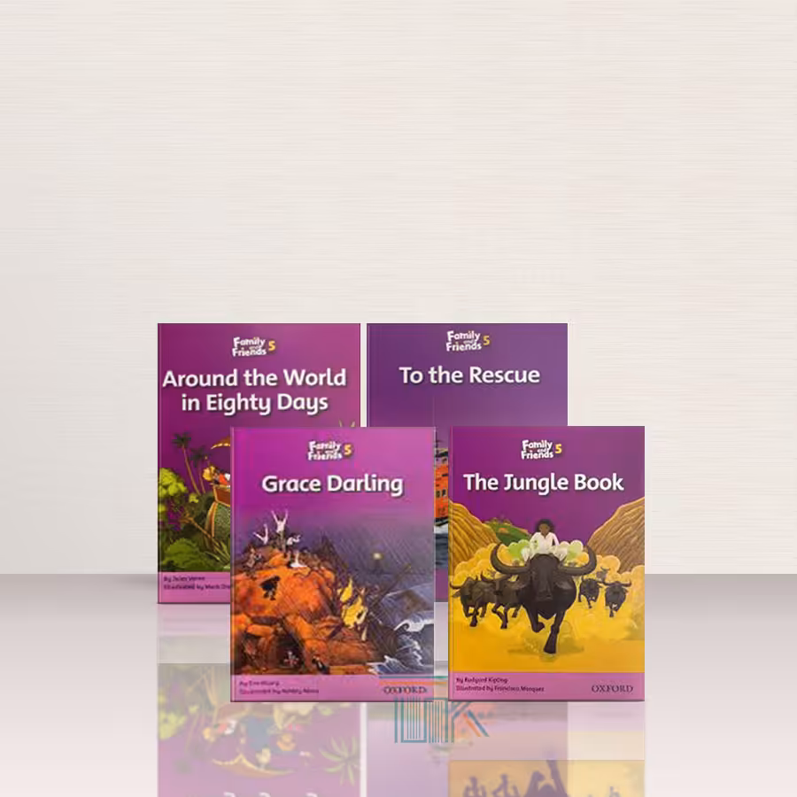 مجموعه کتاب داستان فمیلی اند فرندز 5 | Family and Friends Readers 5 Story Book | خرید کتاب زبان | خرید لوازم التحریر | چی کتاب | بالاترین تخفیف و ارسال رایگان