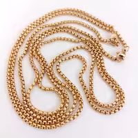 زنجیر استیل ویتالی طلایی با آبکاری طلا و رنگ ثابت 