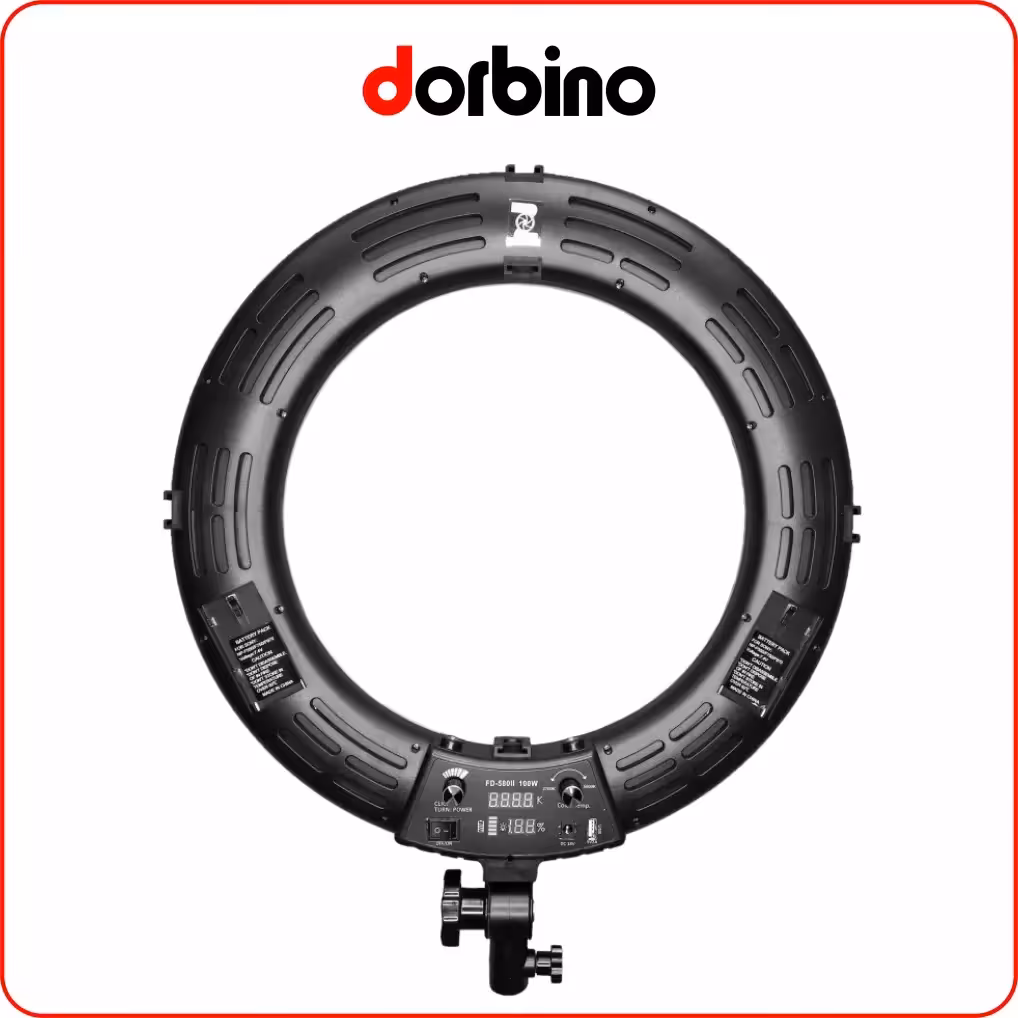 رینگ لایت حرفه ای Ring Light FD-580 ll - فروشگاه دوربین دوربینو