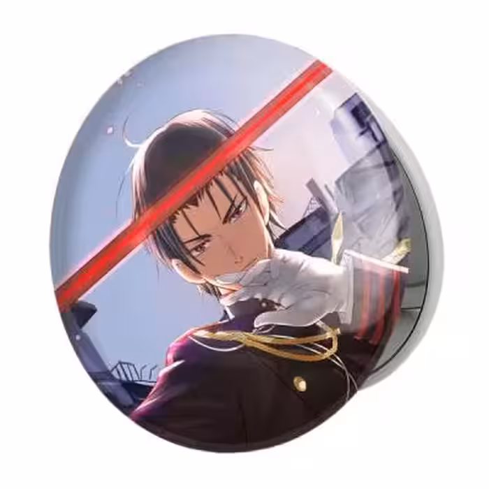 آینه جیبی خندالو طرح گورن ایچینوسه انیمه اسرافیل پایانی مدل تاشو کد 12651