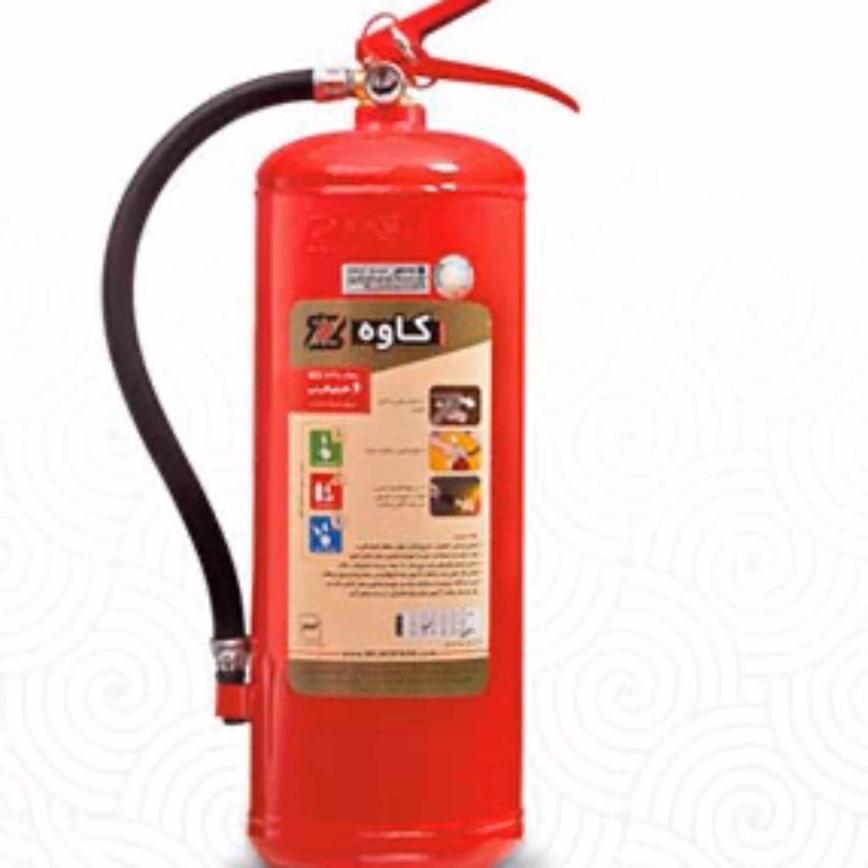 خاموش کننده اطفاء حریق پودر و گاز 6 کیلویی کاوه