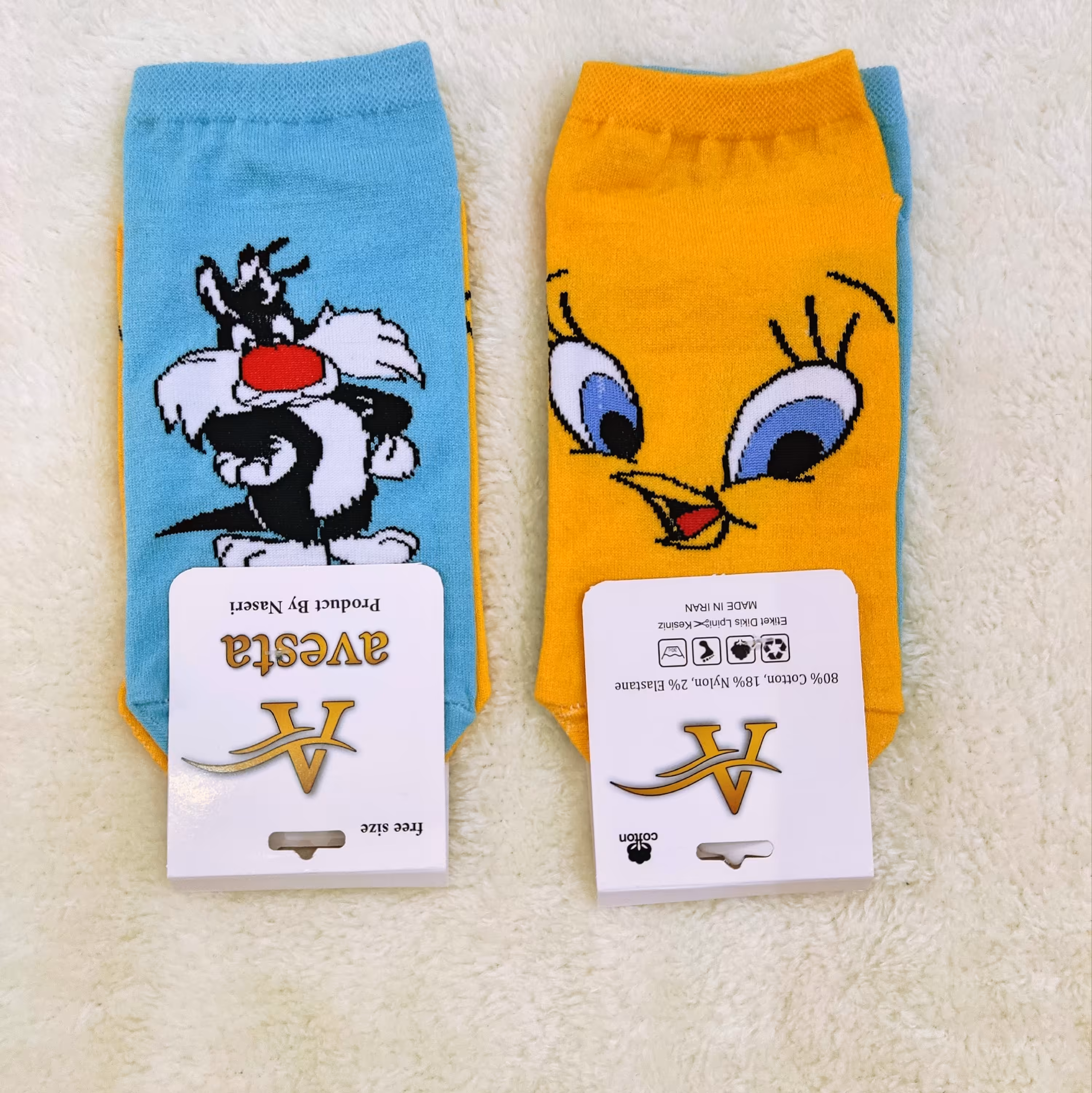 جوراب مچی تا به تا فانتزی