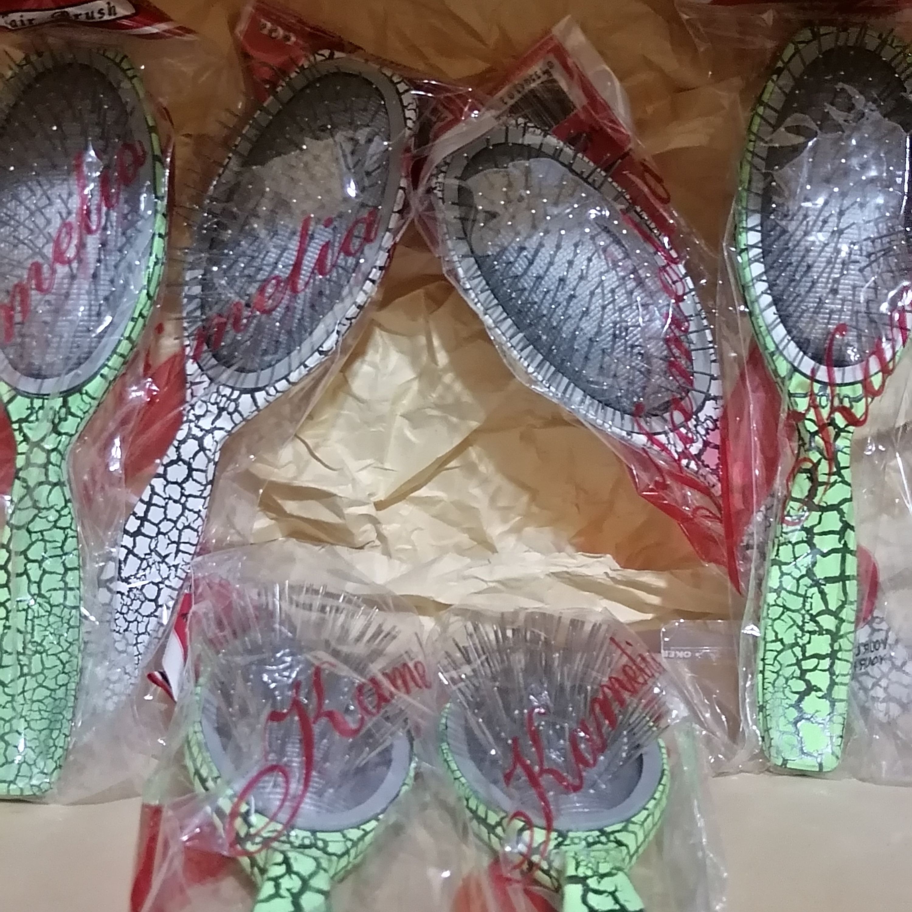 برس مو بزرگ طرح دار