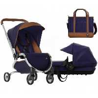 ست کالسکه کریکات با ساک لوازم زیگی میما Mima zigi Midnight Blue
