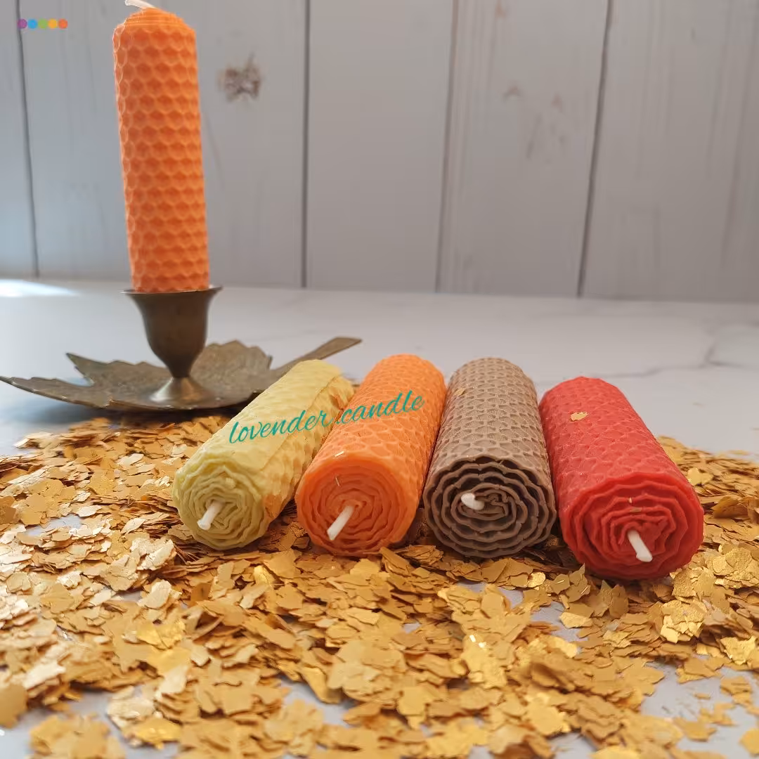 شمع موم گیاهی پاییزی