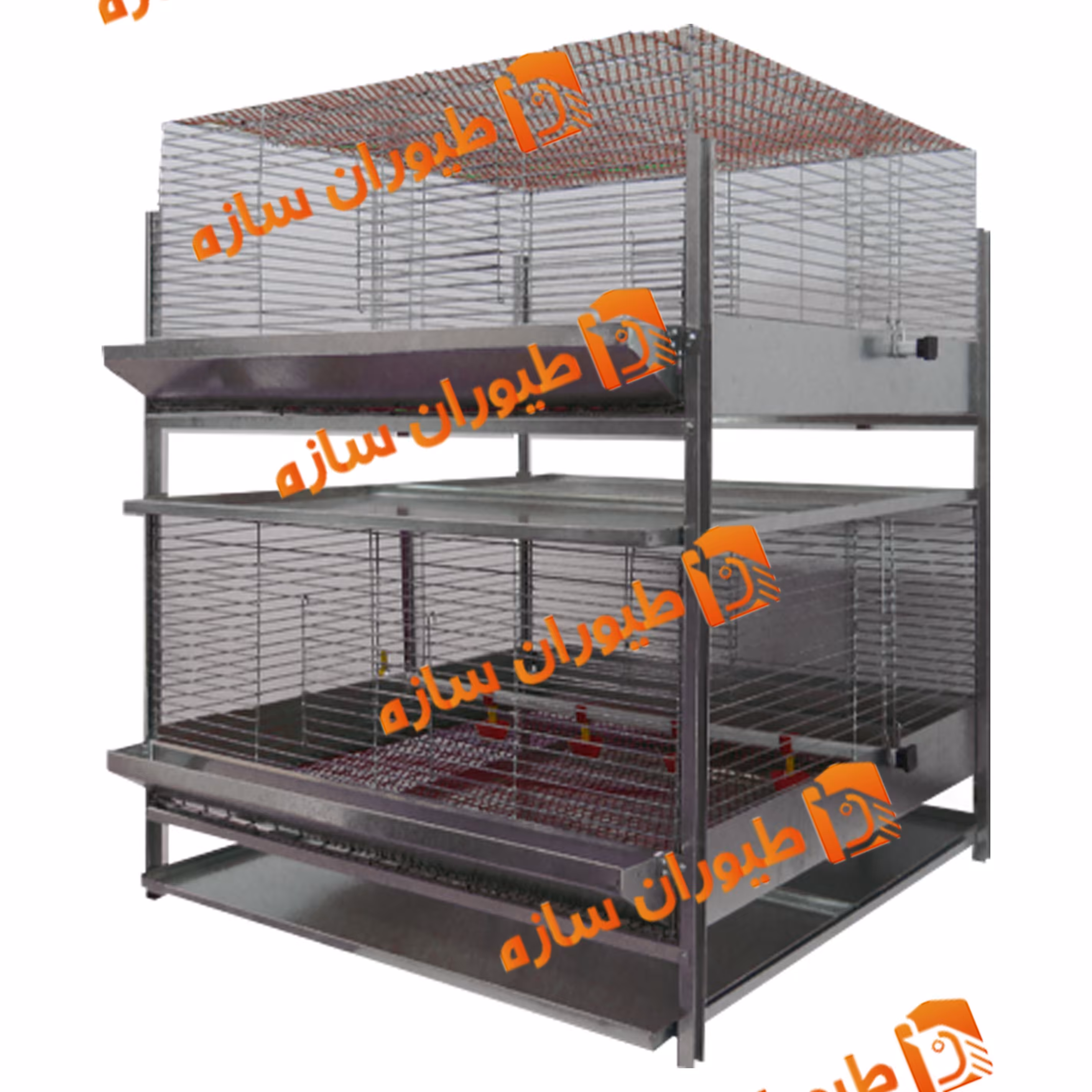 قفس جوجه یکروزه (2 طبقه) - باگارانتی