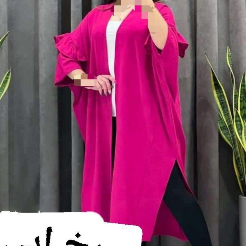 مانتو بلند جلو باز