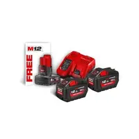 کیت باتري و شارژر 18 ولت 12 آمپر میلواکی M18HNRG-122