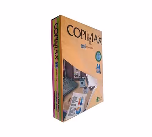 کاغذ رنگی A4 کپی مکس 5 رنگ بسته 500 عددی 80 گرم