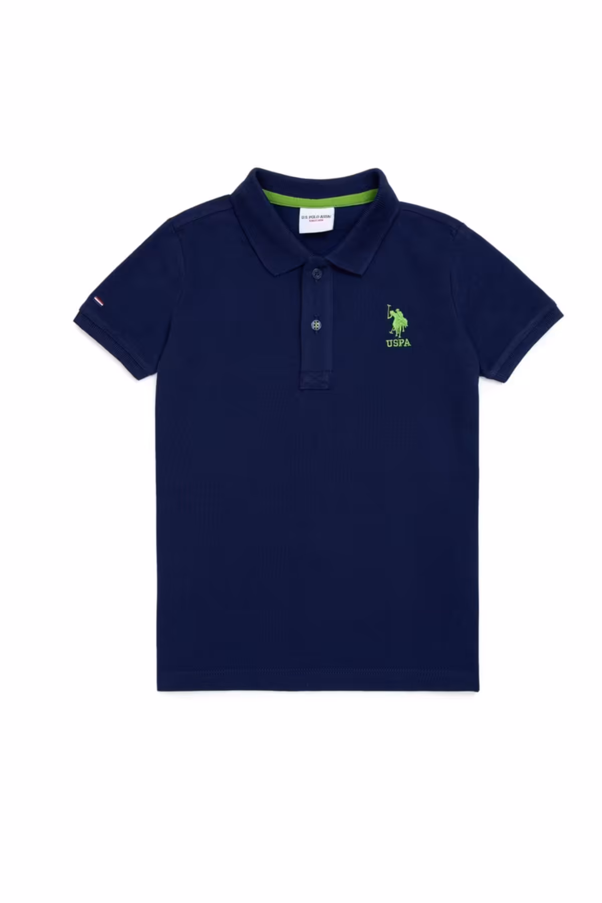 تی شرت یقه پولو آبی پسرانه و بچگانه ناوی اورجینال U.S. Polo Assn.