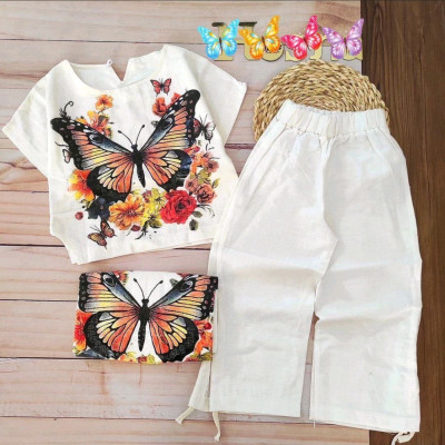 ست پروانه ای دخترونه لنین بهاری 8841