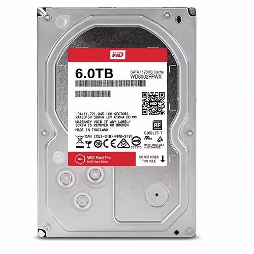 Western Digital Red Pro WD6002FFWX Internal Hard Drive - 6TB