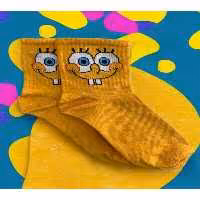 جوراب نارنجی مردانه و زنانه تنیس کالج 6 قطعه کارتونی Forever