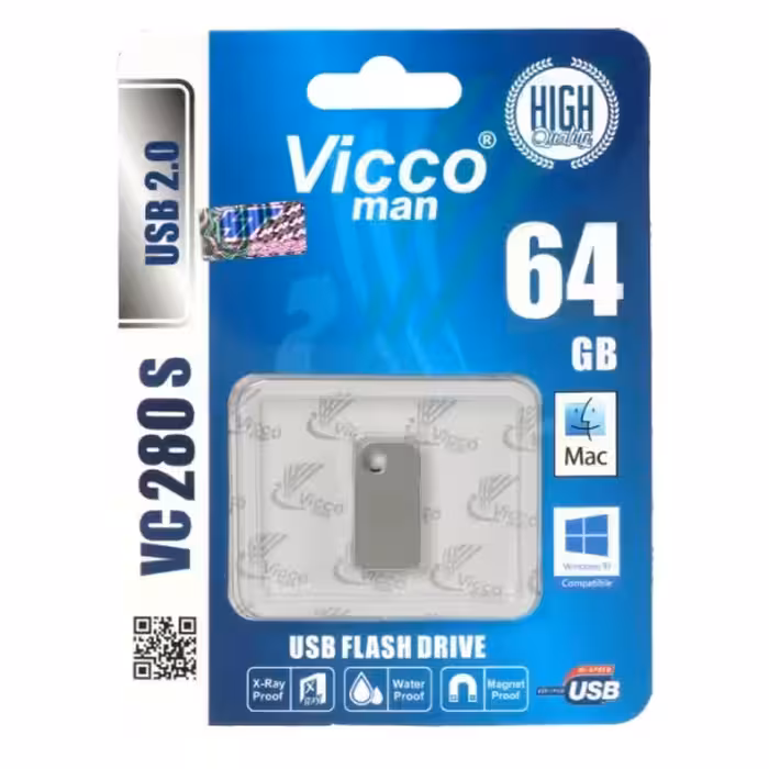 فلش مموری ویکومن مدل VC280 S USB2.0 ظرفیت 64 گیگابایت