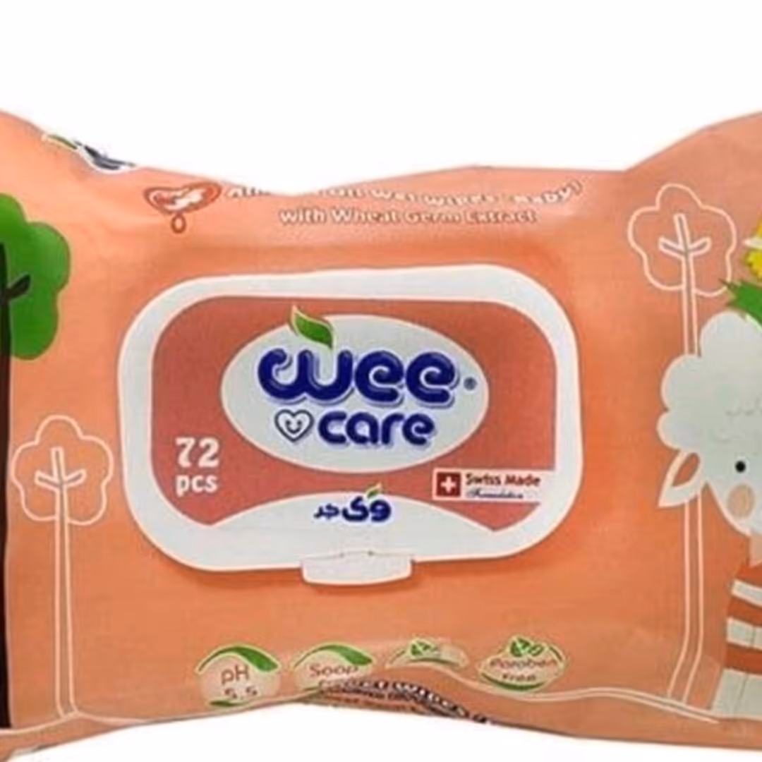 دستمال مرطوب 72 برگ برند وی کر 