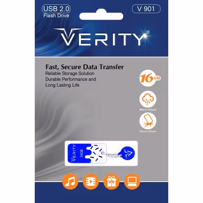 فلش مموری وریتی مدل وی 901 با ظرفیت 16 گیگابایت