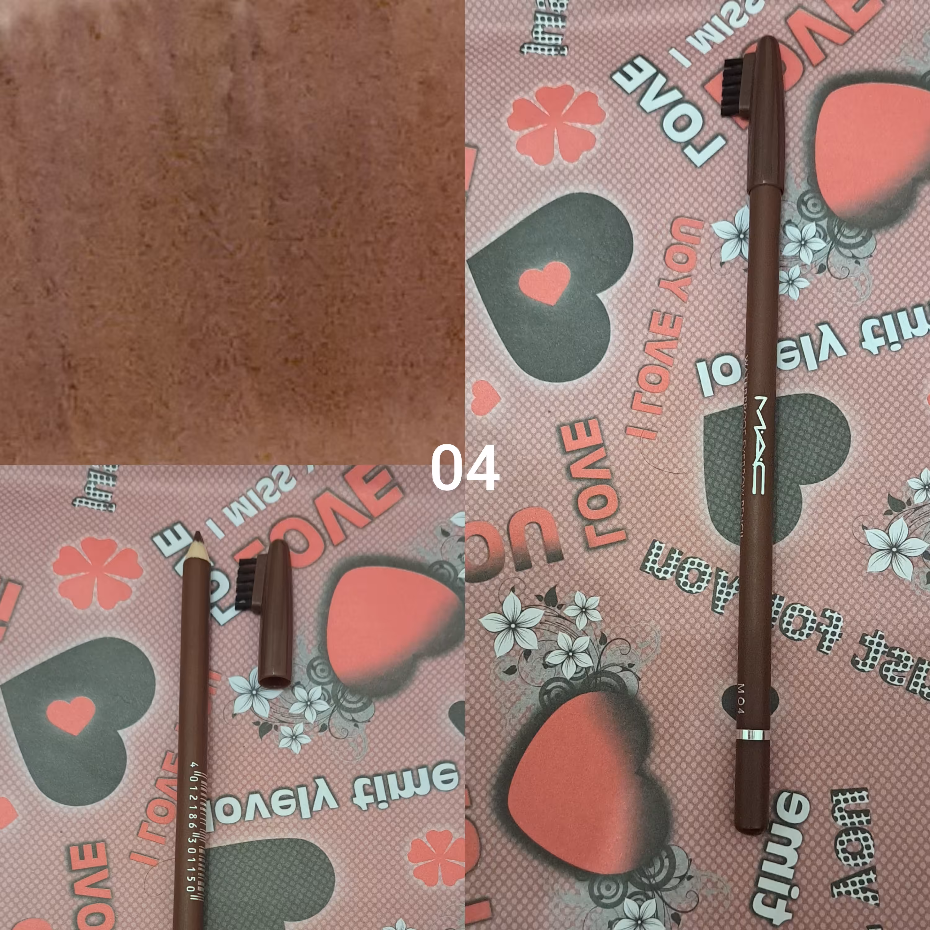 مداد ابرو مک برس دار  کد 04