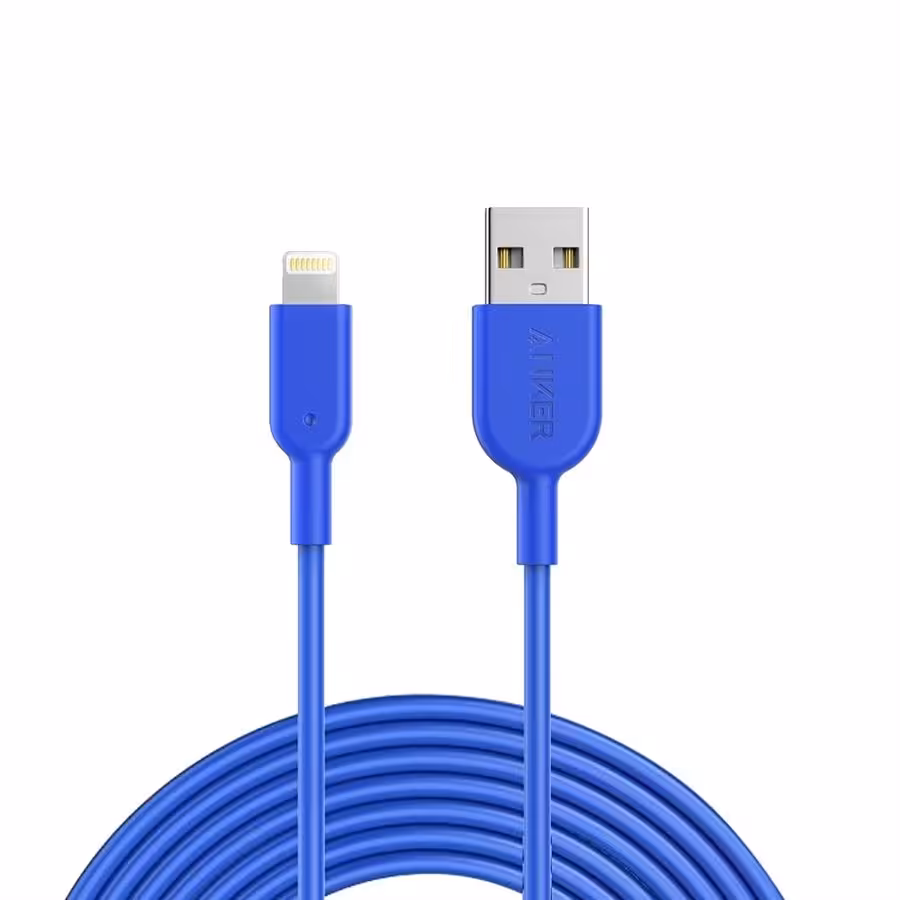 کابل تبدیل USB به لایتنینگ انکر مدل A8432H31 PowerLine II طول 90 سانتیمتر