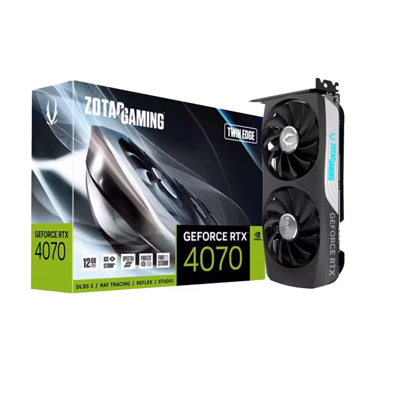 خرید کارت گرافیک زوتاک GeForce RTX 4070 Twin Edge 12GB