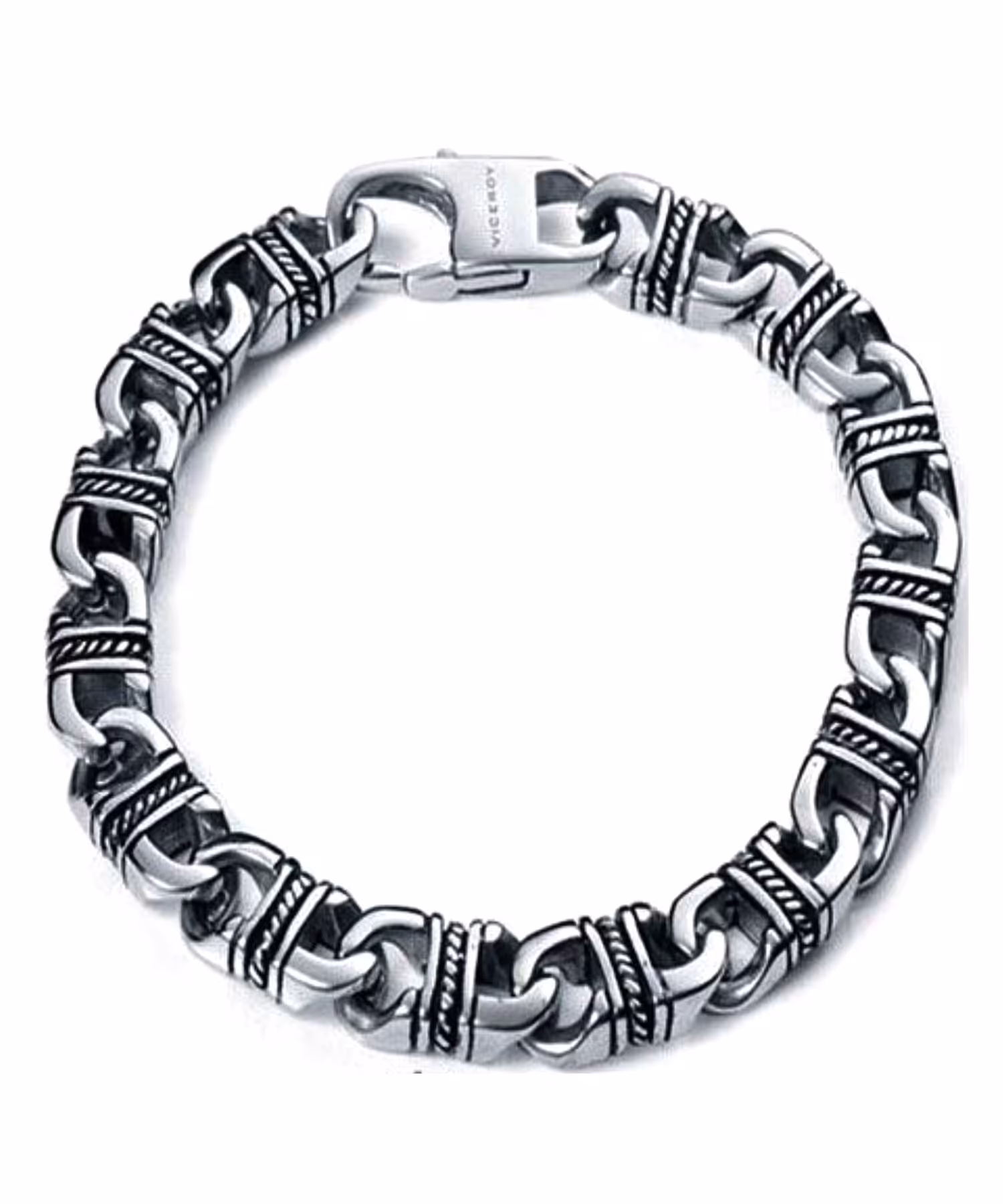 دستبند استیل مردانه و زنانه ویسروی, کد 10024P01000