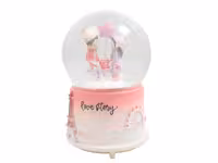 گوی موزیکال و پمپی چرخشی طرح Love story (سایز بزرگ)